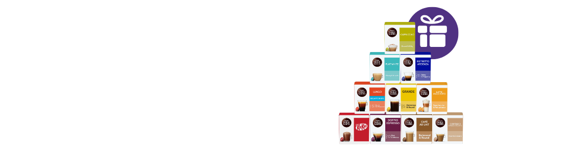 KOFFIECAPSULES EN DRANKEN | NESCAFÉ Dolce Gusto header image