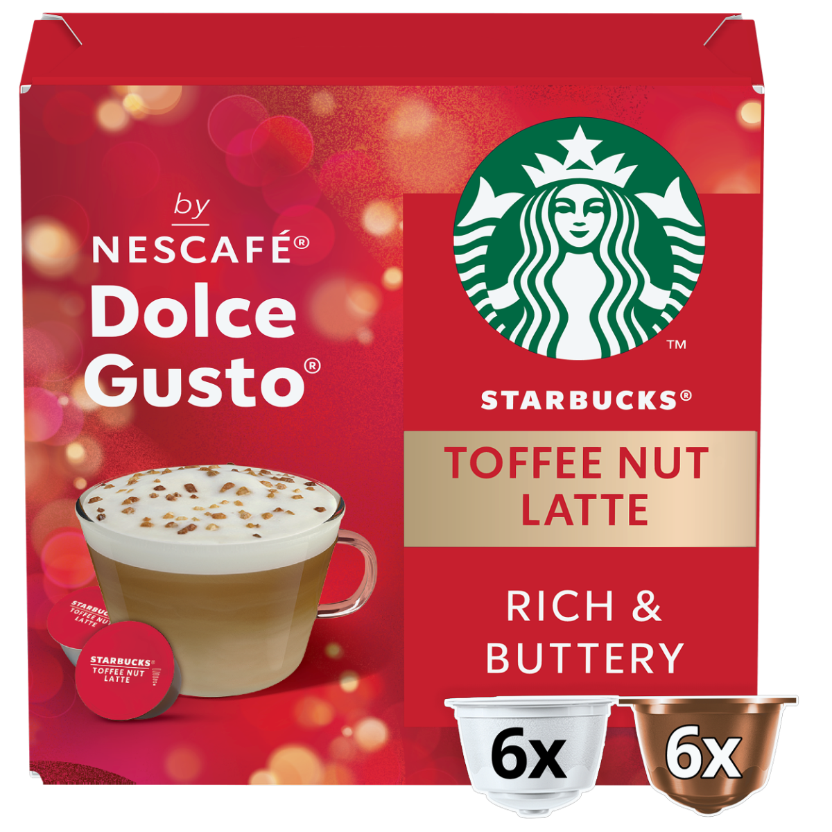 Starbucks® Toffee Nut Latte 12 Capsules