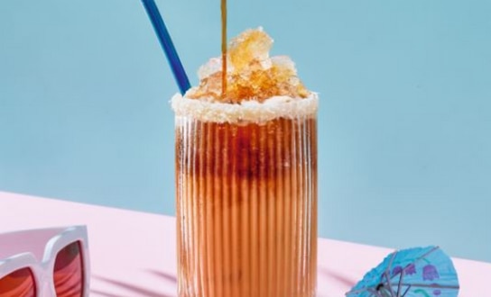 Coconut coffee cocktail