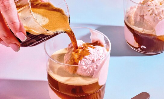 Recept voor Perzik Affogato