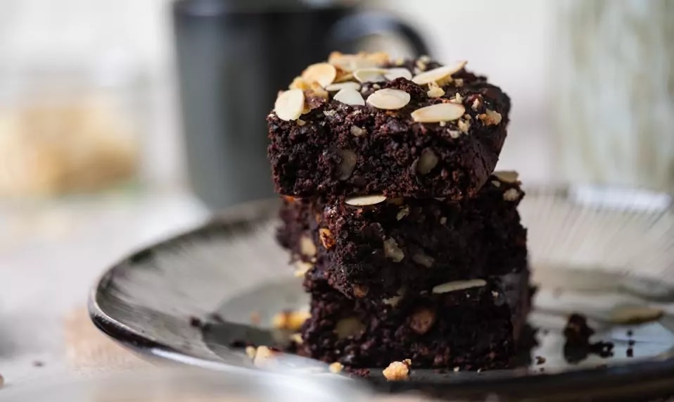 Vegan Almond Brownie