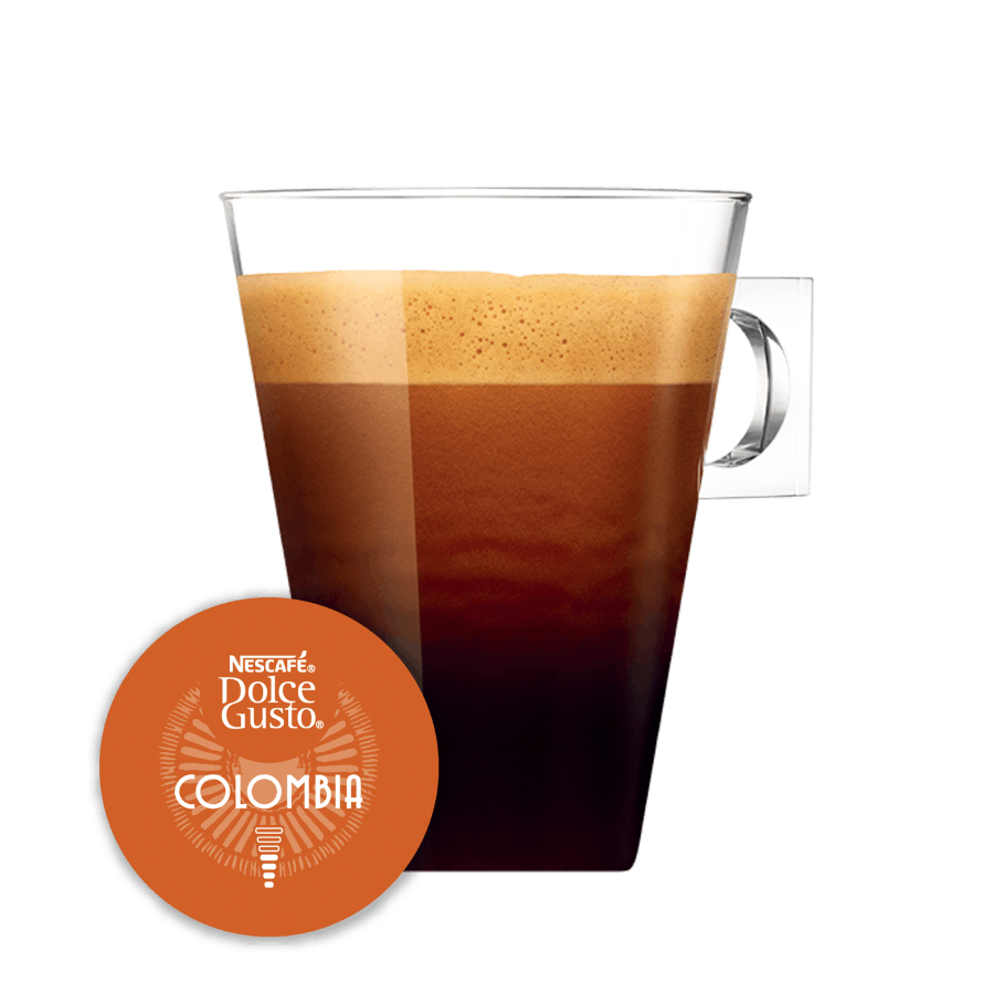 Capsule met kop koffie NESCAFÉ Dolce Gusto Lungo Colombia Bio 12 Capsules