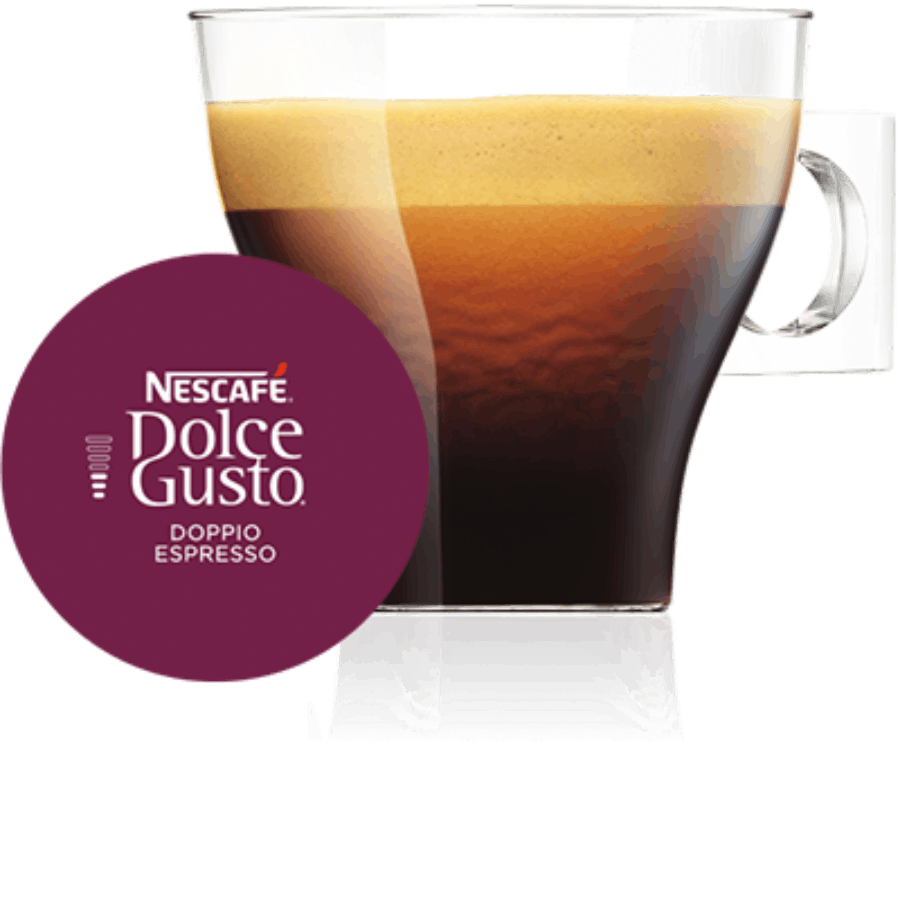 Capsule met kop koffie NESCAFÉ Dolce Gusto Doppio Espresso 16 Capsules