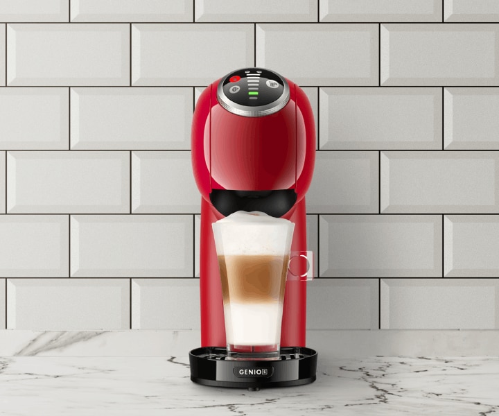 NESCAFÉ Dolce Gusto Genio S Plus Rood Automatisch koffiemachine - close up